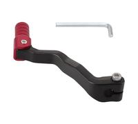 GOOFIT Red Black Shift Lever Gear Aluminum Alloy Shift Foldable Foot Shifter Replacement for Zongshen CG CB NC engine 125 150 200 250 450 ATV Quad Dirt