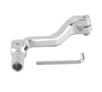 GOOFIT silvery Aluminum Alloy Gear Lever Shift Lever Pedal Folding Gear Lever Replacement for Cb250 Motocross Bike ATV Dirt PitBike