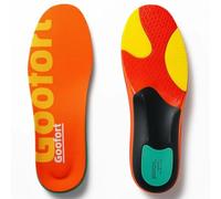 Goofort Poron-Max Performance Insoles for Men & Women, 7-Times Shock Protection with 3D-Xpain™ Cushioning, PORON™ Heel Pad & Max Arch Support for Running, Training, Sports & Plantar Fasciitis Relief