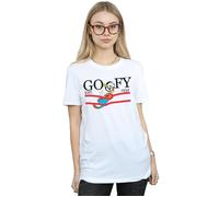 Goofy By Nature Cotton Boyfriend T-Shirt Disney White XXXL