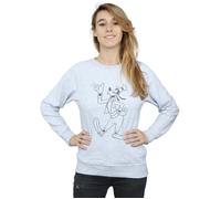 Goofy Classic Baseball Sweatshirt Disney Grey L