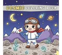 Goofy Ghost & Cute Robots Coloring Book: Simple and Bold 50 Designs - Cute Angels and Aliens For Kids & Adults (Cute Cosmic Aliens Series)