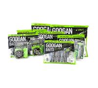 Googan Baits Lake Fishing Bundle - Bass Fishing Lures, Soft Bait, Fishing Gear and Accessories with Tackle Box - Perfect for Year-Round Fishing