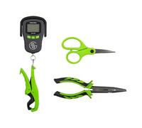 GOOGAN Squad Fishing Pliers, Scissors, and Digital Scale Kit - Essential Fishing Tools for Anglers