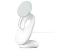 Google 15W2 Magnetic Wireless Charger with Stand with 1m USB-C Cable, White