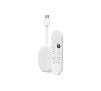 Google Chromecast with Google TV 4K HDR Ice White (33469) - 4K HDR streaming, Dolby Vision, HDR10+ with Android TV