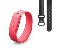 Google Fitbit Air - Screenless Activity Tracker with Fitness, Heart Rate, and Sleep Tracking - Works with iOS and Android - Berry + Fitbit Air Active Band - Obsidian, Large