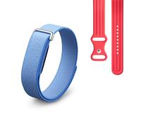 Google Fitbit Air - Screenless Activity Tracker with Fitness, Heart Rate, and Sleep Tracking - Works with iOS and Android - Lavender + Fitbit Air Active Band - Berry, Large