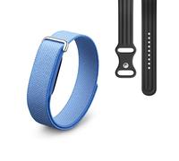 Google Fitbit Air - Screenless Activity Tracker with Fitness, Heart Rate, and Sleep Tracking - Works with iOS and Android - Lavender + Fitbit Air Active Band - Obsidian, Large