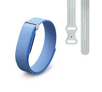 Google Fitbit Air - Screenless Activity Tracker with Fitness, Heart Rate, and Sleep Tracking - Works with iOS and Android - Lavender + Fitbit Air Active Band - Fog, Small