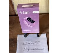 Google Fitbit Inspire 3 Activity Tracker Black Case & Lilac Bliss Band Sealed