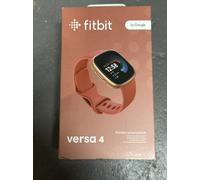 Fitbit Versa 4 Fitness Smartwatch - Built-In Gps, 6-Day Battery Life, Android &Amp; Ios Compatible - Waterfall Blue/Platinum Aluminium Pink