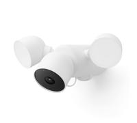 Google GM493 and G3AL9 Nest Cam with Floodlight (Outdoor, Wired) Security Camera - Smart Home WiFi Camera, Snow