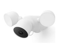 Google Nest Cam With Floodlight Outdoor Security Camera, Smart Home Wi-Fi Camera - White, New