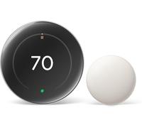 Google Nest Learning Thermostat Pro Edition with Temperature Sensor (4th Generation, 2024) Smart Energy Saving, Advanced Calibration, Adaptive Eco, Compatible with Alexa & Home (Polished Silver)