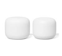 Google Nest Wi-Fi Router & Point GA00822-GB Round White 2m Ethernet Cable 2 Pack