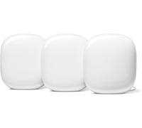 Google Nest WiFi Pro - Wi-Fi 6E - Reliable Home Wi-Fi System with Fast Speed and Whole Home Coverage - Mesh Router - Non-Retail Packaging - 3 Pack - Snow