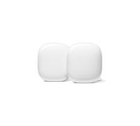 Google Nest WiFi Pro WiFi 6E Reliable Home WiFi System with Fast Speed and Whole Home Coverage Mesh Router 2 Pack Sn