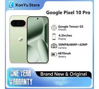 Google Pixel 10 Pro with Gemini, Tensor G5 Triple Rear Camera System, Fast-Charging 24+ Hour Battery 4870 mah 6.3" Display Obsidian