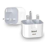 Google Pixel 6a Adapter, Google Pixel 6a Charger, Fast Charger 20w USB A and USB C Power Delivery Adapter for Google Pixel 6a