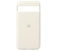 Official Google Pixel 8a Soft Touch Silicone Case - Porcelain (White)