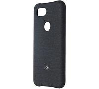 Google Pixel Case for Pixel 3a - Protective Phone Cover with Tailored Fabric and Active Edge Compatible - Official Google Pixel Cover - Carbon