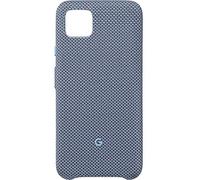 Google Pixel Case for Pixel 4 XL - Protective Phone Cover with Tailored Fabric and Active Edge Compatible - Official Google Pixel Cover - Blue-ish