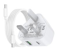 Google Pixel Charger and Plug,New Google Pixel 9 USB Type C Fast Charging Cable and Head UK 25W USBC Port Super Quick Charge for 9 Pro/9 Pro XL/9 Pro Fold/8 Pro/8/8A/7A/7/7 Pro/6A/6/6 Pro/5/5A/4 XL