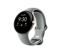 GOOGLE Pixel Watch 3 WiFi - Champagne Gold, Hazel Band, 41 mm, Silver/Grey,Gold