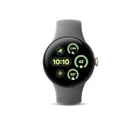 Google Pixel Watch 3 (41mm) - Latest Android Smartwatch with Heart Rate Tracking, Fitbit Running Insights, 24-Hour Battery, Champagne Gold Aluminum Case, Hazel Band, Wi-Fi