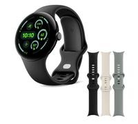 GOOGLE Pixel Watch 3 WiFi - Black, Obsidian Band, 45 mm, Black