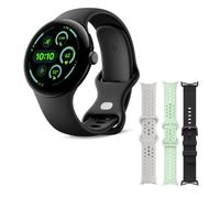 GOOGLE Pixel Watch 3 WiFi - Black, Obsidian Band, 45 mm, Black