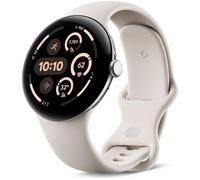 GOOGLE Pixel Watch 3 4G LTE - Silver, Porcelain Band, 45 mm, White,Silver/Grey