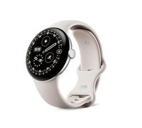 Google Pixel Watch 4 (41 mm) - Android smartwatch with Domed Display, Comprehensive Health and Fitness Tracking and Help from Gemini - Polished Silver Aluminium Case - Porcelain Active Band - Wi-Fi