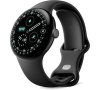 Google Pixel Watch 4 (41 mm) - Android smartwatch with Domed Display, Comprehensive Health and Fitness Tracking and Help from Gemini - Matte Black Aluminium Case - Obsidian Active band - LTE