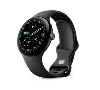 Google Pixel Watch 4 (45 mm) - Android smartwatch with Domed Display, Comprehensive Health and Fitness Tracking and Help from Gemini - Matte Black Aluminium Case - Obsidian Active Band - Wi-Fi