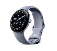 Google Pixel Watch 4 (45 mm) - Android smartwatch with Domed Display, Comprehensive Health and Fitness Tracking and Help from Gemini - Satin Moonstone Aluminium Case - Moonstone Active Band - LTE