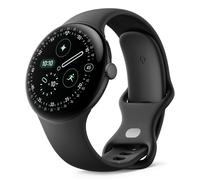 Google Pixel Watch 4 (45 mm) - Android smartwatch with Domed Display, Comprehensive Health and Fitness Tracking and Help from Gemini - Matte Black Aluminium Case - Obsidian Active Band - Wi-Fi