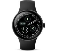 Google Pixel Watch 4 45mm WiFi + Bluetooth Smart Watch Matte Black Aluminium Case with Obsidian Active Band