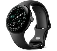 Google Pixel Watch 4 (41 mm) - Android smartwatch with Domed Display, Comprehensive Health and Fitness Tracking and Help from Gemini - Matte Black Aluminium Case - Obsidian Active band - LTE