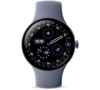 GOOGLE Pixel Watch 4 4G LTE - Satin Moonstone Aluminium Case with Moonstone Active Band, 45 mm, Silver/Grey