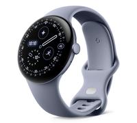 Google Pixel Watch 4 (45 mm) - Android smartwatch with Domed Display, Comprehensive Health and Fitness Tracking and Help from Gemini - Satin Moonstone Aluminium Case - Moonstone Active Band - Wi-Fi