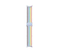 Google Pixel Watch Woven Band - Compatible with the Pixel Watch and 2, and 3 and 4 41mm - Rainbow Pride (Made by Google)