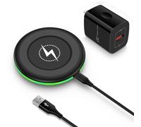Google Pixel Wireless Charger for Pixel 9a/9Pro XL/9Pro Fold/9Pro/9/8/8a/8Pro/7/7Pro/6/6 Pro/5,Wireless Phone Charger Android for Samsung Galaxy S25Ultra/S24Plus/S23FE/S22+/S21/S20 With 18W QC Adapter