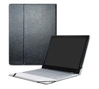 Google Pixelbook Case,Mama Mouth PU Leather Folio Stand Cover for 12.3" Google Pixelbook (12.3 Inch HD IPS Touch) 2in1 Laptop,Black