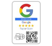 Google Review Tap Card with QR Code| NFC and Custom QR Code Sign for Business