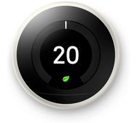 Google, T3017US, Nest Learning Thermostat, 3rd Gen, Smart Thermostat, White, Works With Alexa