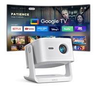 [Google TV/Netflix Licensed/Dolby Audio] Smart 4K Projector with Auto Focus & Keystone, VOPLLS 1200 ANSI FHD 1080P Google Bluetooth Wifi Projector, Voice Control, Moive Projectors for Bedroom/Outdoor