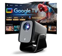Google TV Smart Projector 4K, 2000 ANSI Native 1080P AI Auto Focus & HDR10