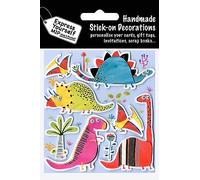 Googly Eyed Dinosaurs DIY Greeting Card Toppers Stick-On Craft Decorations DIYT494